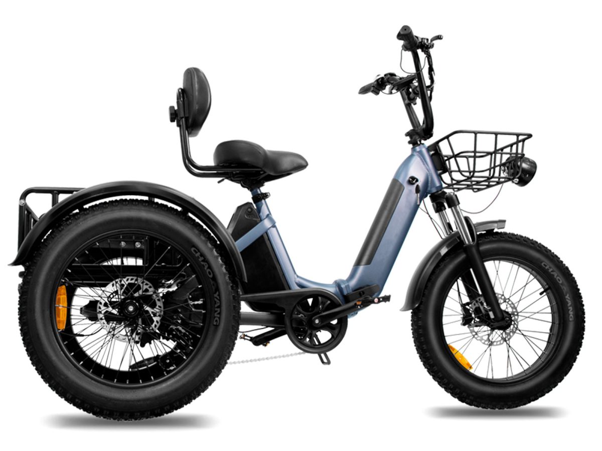 cargo tricycle fat tire three wheels electric trike